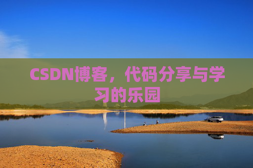 CSDN博客，代码分享与学习的乐园